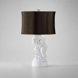   Design 04100 White / Brown 28.5 Daphne Table Lamp