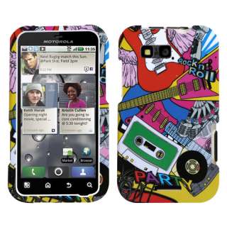 MUSIC LIFE FACEPLATE COVER CASE for MOTOROLA DEFY MB525  