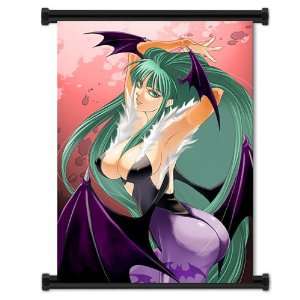  Darkstalkers Nightwarriors Morrigan Game Fabric Wall 