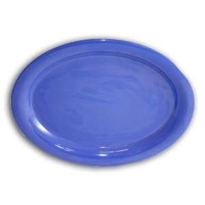   Melamine Platter, 12 Inch, Durus Ware, Ocean Blue