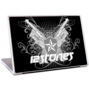 Music Skins MS 12ST20011 15 in. Laptop For Mac & PC  12 Stones  Guns 