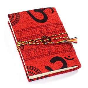  Sanskrit Mantra Compact Journal Diary   Red