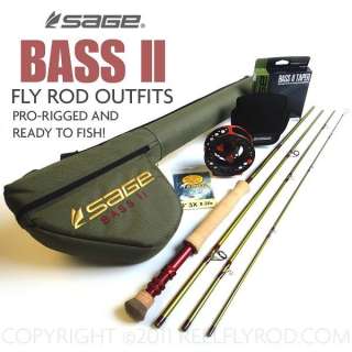 NEW SAGE BASS II BLUEGILL 230gr FLY ROD OUTFIT  