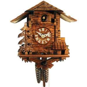 German Black Forest Chalet Cuckoo Clock   Chalet & Trees  