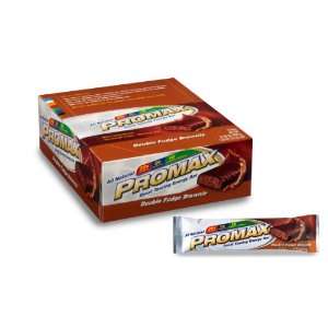  Promax Energy Bar Double Fudge Brownie 2.64 Ounce Bars 