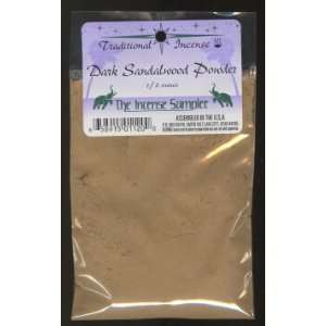  Dark Sandalwood Powder   1/2 Ounce   Natural Wood Incense Beauty