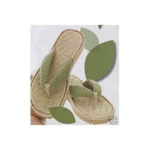  Avon Botanicals Natural Jute Sandal Pale Green size Large Beauty