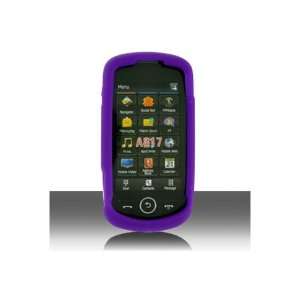  Samsung A817 Solstice 2 Silicone Skin Case   Purple (Free 