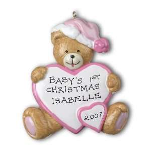  Baby Girl First Personalized Chirstmas Ornament 