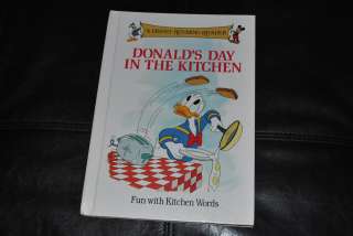 Donald Duck Disney Rhyming Reader Book Donalds Day in the Kitchen 