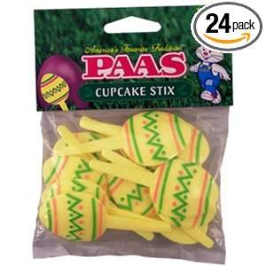 Cake Mate Paas Cupcake Stix, Easter, 12 Count, Units (Pack of 24 