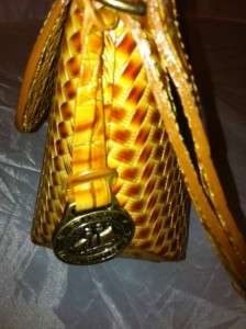BRAHMIN Daria RAFFIA POCOMO Brown purse NWT $215  