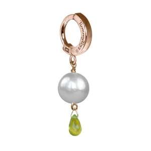  NAVEL RING 14K GOLD COIN PEARL PERIDOT. Each TummyToys belly button 