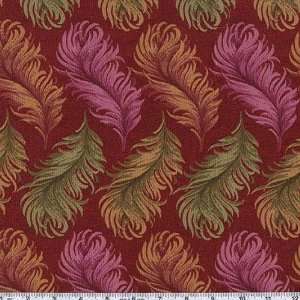  45 Wide Plume Collection Ostrich Plumes Fuchsia Fabric 