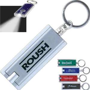   includes attached split key ring and batteries.