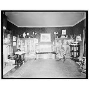    Residence of Dr. J.H. Lancashire,library,Alma,Mich.