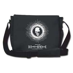 Death Note Logo & Skull Embroidered Messenger Bag