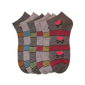   Socks Heart Death Design (size 9 11) 6 Colors 6 Pairs 
