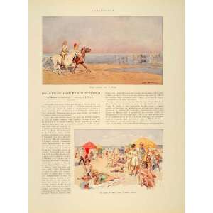 1935 Deauville France Beach Resort Polo Simont Article 