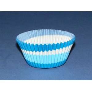 Blue White Swirl Cupcake Cups Baking Liners Strong Standard Size 35 