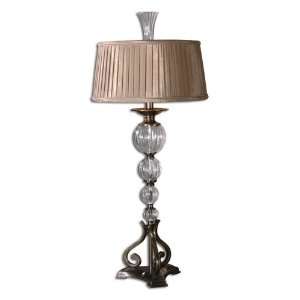  Uttermost 26680 Narava 1 Light Table Lamps in Clear 