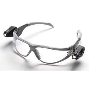 Light Vision Safety Glasses w/LED Lights, Light vision eyewear, Gray 