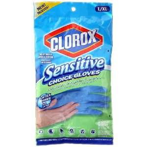  Clorox Sensitive Choice Flock Lined Gloves L/XL 1pr
