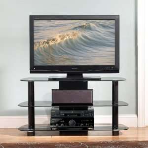  Bello PVS 4215HG   44 Columned Flat Panel TV Stand