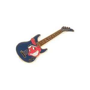  Baseball Pin   Cleveland Indians Guitar Pin by Aminco 