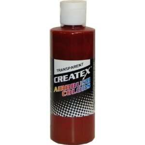 Createx 5124 4Z 4 oz. Createx Deep Red Transparent Airbrush Color CREA