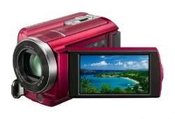 Sony Handycam DCR SR68 80GB HD Camcorder   Red (DCR SR68/R 