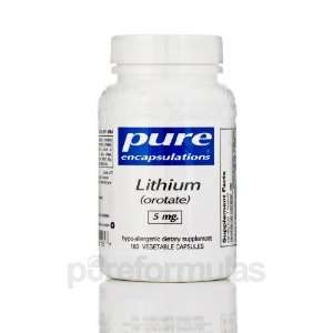   Lithium (Orotate) 5mg 180 Vegetarian Capsules