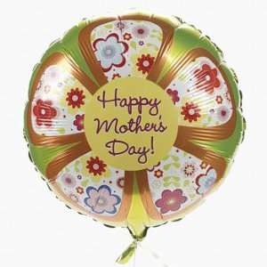  3 Happy Mothers Day Flower Mylar Balloons   Balloons 