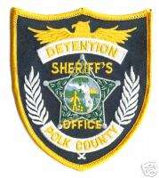 FL POLK COUNTY FLORIDA SHERIFF DETENTION POLICE PATCH   