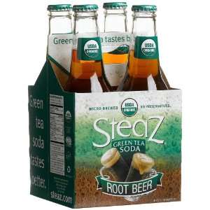 Steaz, Green Tea Soda, Root Beer Grocery & Gourmet Food