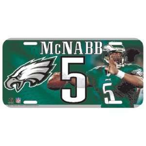   McNabb #5 High Definition License Plate *SALE*