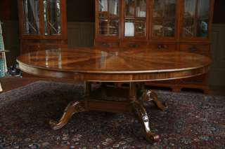   Round Dining Table, Large Round Mahogany Table, Large Round Table