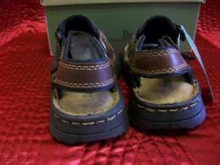 NEW ~ BEAVER CREEK INFANT RANDALL BROWN BOYS SANDALS  3 SIZES TO 