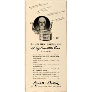  1939 Ad Elizabeth Arden Foundation Face Cream Ardena 