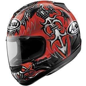  Arai RX Q Gothic Helmet   2X Large/Black/Red Automotive