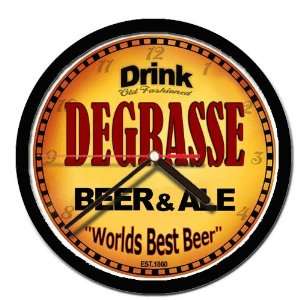  DEGRASSE beer ale cerveza wall clock 