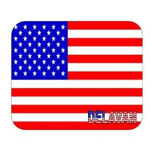  US Flag   Delavan, Wisconsin (WI) Mouse Pad Everything 