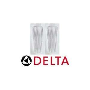  Delta Faucet A12CL Faucet Accent   Polished Chrome/Clear 