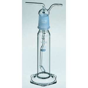 Pyrex Gas Washing Tall Form Bottles with Fritted Discs, Bottle 