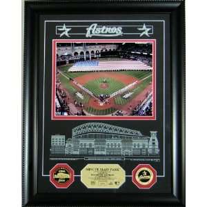  Highland Mint PHOTO607K Minute Maid Park Archival Etched 
