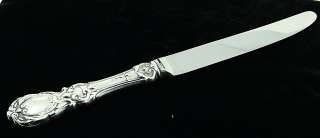   Sterling Silver Reed Barton Dinner Knife Old Mark With Notch  