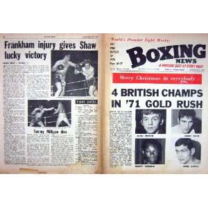  BOXING 1970 RUDKIN REVIE AVOTH STERLING FRANKHAM BODELL 