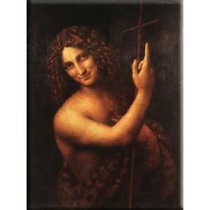  St John the Baptist 22x30 Streched Canvas Art by Da Vinci 