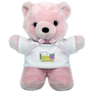    Teddy Bear Pink Periodic Table of Elements 