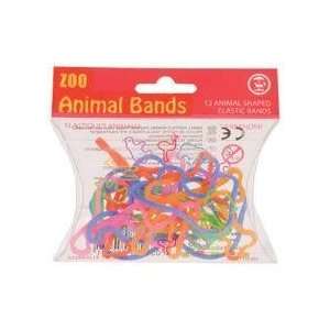  30 Packs of 12 Animal Shaped Rubber Bands Zoo & Farm Set 